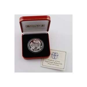  1993 Isle of Man Maine Coon Cat   Silver Proof: Kitchen 