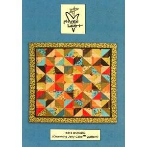  Mosaic Quilt Top Pattern By The Each Arts, Crafts 