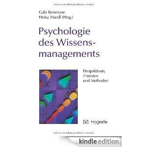 Psychologie des Wissensmanagements (German Edition): Gabi Reinmann 