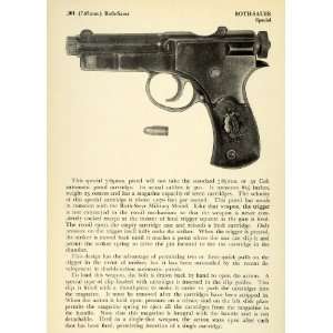  .301 7.65 mm Roth Sauer Special Pistol Gun Specifications Firearms 