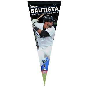 MLB Toronto Blue Jays Jose Bautista Premium Quality Pennant 12 by 30 