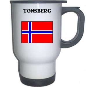  Norway   TONSBERG White Stainless Steel Mug Everything 