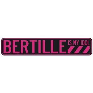   BERTILLE IS MY IDOL  STREET SIGN