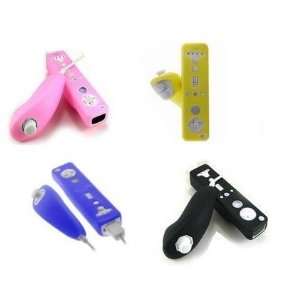  4 Colored Silicone Skins Cover for Wii Remote Controls And 