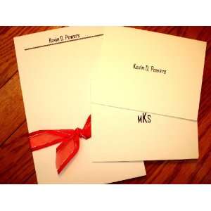  Personalized Notepad and Thank You Note Cards Stationery 