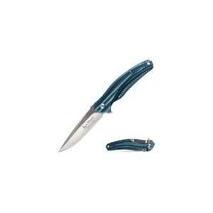   Columbia River Ripple 2 Blue Titanium Folding Knife: Sports & Outdoors