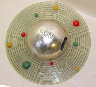 Spinaround Solar System Astro Mechanical Coin Bank  