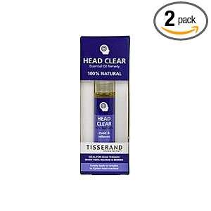  Tisserand Head Clear Roll on Remedy   0.3 Oz, 2 Pack 