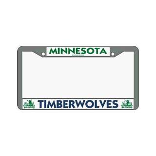   Timberwolves Chrome License Plate Frame *SALE*: Sports & Outdoors