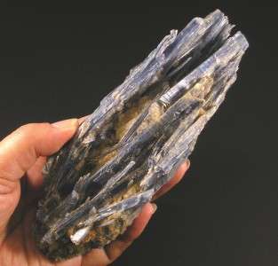 Blue Kyanite Huge Crystal Blade Cluster Mineral Specimen Brazil 17cm 