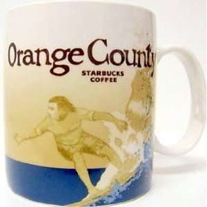 2009 Starbucks huge Orange County collector coffee mug NEW:  