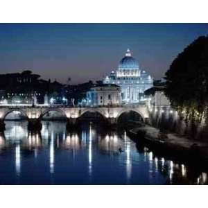  Evening On The Tiber River Wall Mural