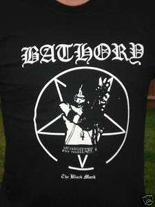 Bathory The Black Mark Shirt Size SM MED LG XL Black All Sizes  