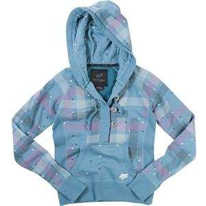  Fox Racing Womens Try Me Hoody   Large/Barley Blue 