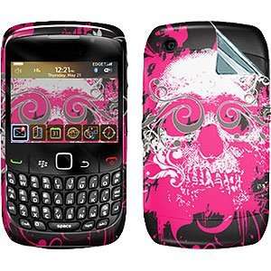   Touch Skin for BlackBerry Curve 8520 8530, Pink Big Skull Electronics