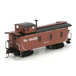  Roundhouse HO RTR 30 3 Window Caboose, D&RGW RND84386 