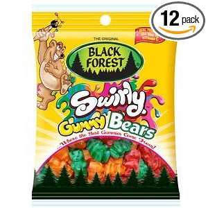 Black Forest Swirly Gummy Bears, 4.5 Ounce Bags (Pack of 12):  