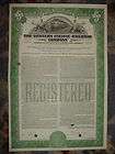 100 1947 Western Pacific Railroad Company Bond Stock Certificate 