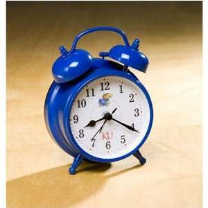   : Kansas Jayhawks NCAA Vintage Alarm Clock (small): Sports & Outdoors