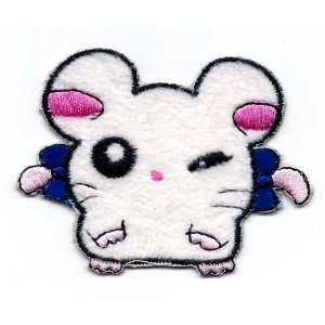 BIJOU in Hamtaro Hamster Embroidered Iron On / Sew On Patch   jewel 