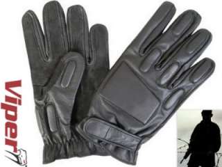 VIPER TACTICAL PATROL LEATHER PADDED ARMY GLOVES LARGE  