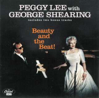 Beauty and the Beat   Peggy Lee with George Shearing CD 724354230820 