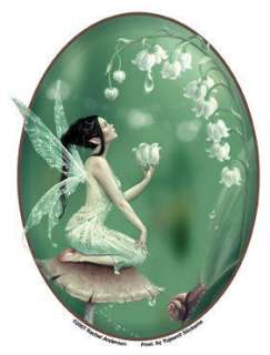 Lily Of The Valley Fairy Art Sticker Rachael Anderson  