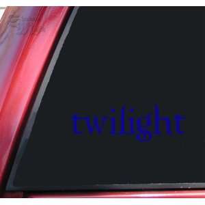  Twilight Logo Vinyl Decal Sticker   Blue: Automotive