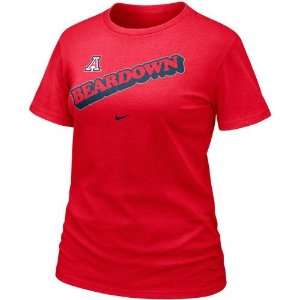   Nike Arizona Wildcats Ladies Cardinal Local T shirt