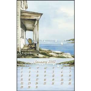  By the Shore 2012 Mini Magnetic Mount Wall Calendar 