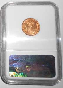   NGC MS66 RD Graded Lincoln Cent Wheat Penny   What a Beauty  