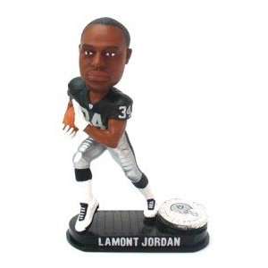  Oakland Raiders LaMont Jordan Black Base Edition Bobble 
