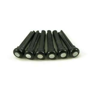    TUSQ BRIDGE PINS PRES. STYLE BLACK/MOP DOT Musical Instruments