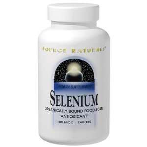   Selenium 100mcg   100 tabs., (Source Naturals): Health & Personal Care