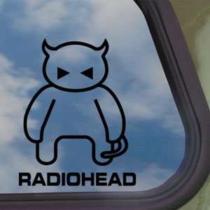  Radiohead Rock Band Devil Logo Black Decal Window Sticker 