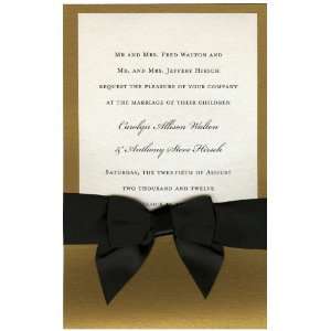   with Ivory Card and Black Bow Invitations: Health & Personal Care