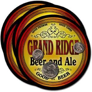  Grand Ridge, FL Beer & Ale Coasters   4pk 