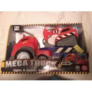  Mega Truck Backhoe Truck Transporter Toys & Games