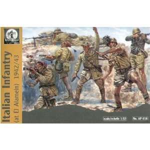  Italian Infantry at El Alamein (12) 1 32 Hat Toys & Games