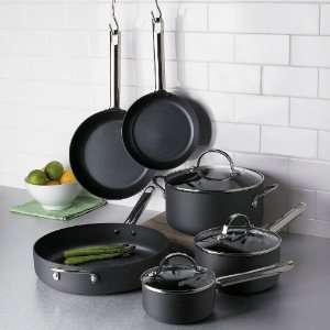   Non Stick Hard Anodized Cookware 9 pc.Set: Kitchen & Dining