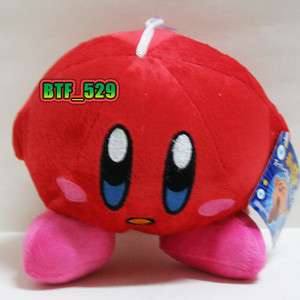 New Kirby Plush Doll Figure Toy ( Red Kirby )  