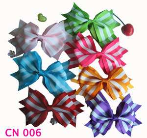 wholesale 50 clips 4 inch Girl Costume Boutique Large Hair Bows Clip 