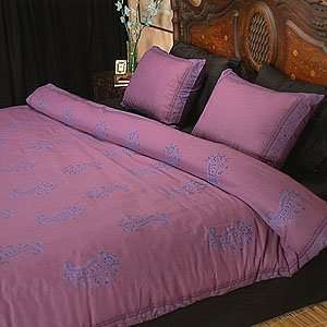Paisley Cotton Duvet Comforter Cover Set   King:  Home 