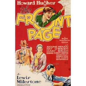 com The Front Page Movie Poster (27 x 40 Inches   69cm x 102cm) (1931 