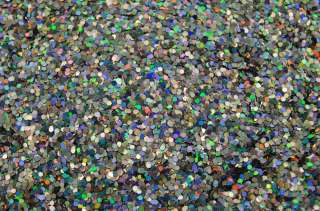 Lb Glitterex Silver Hologram .040 Hexagon Cut Premium Glitter Powder 