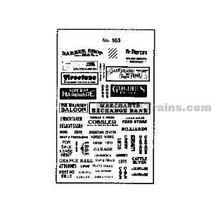  Microscale HO Scale Farm Community Sign Sets Decal Set 