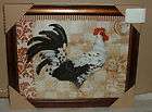 CHICKEN FRAMED ART PICTURE~FRENCH CHIC~ROOSTER~LE COG  