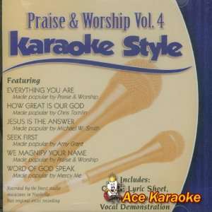  Daywind Karaoke Style CDG #3192   Praise & Worship Vol.4 