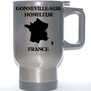  France   GONNEVILLE SUR HONFLEUR Stainless Steel Mug 