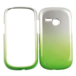  LG Saber UN200 Two Tones, White and Green Hard Case, Cover 
